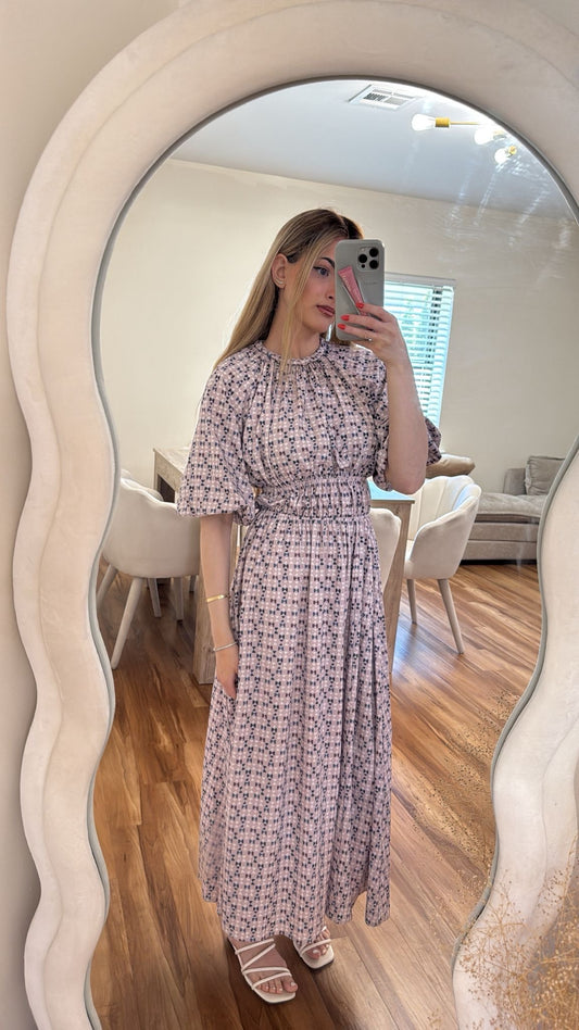 Confetti braid dress